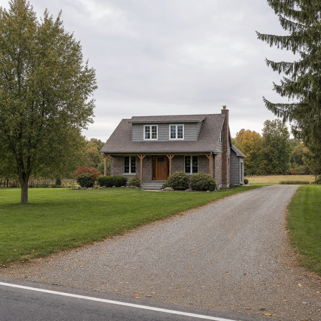 A calm single-family home exterior on a quiet Vancouver street, representing the household size and daily water use that decides how often a septic tank needs pumping